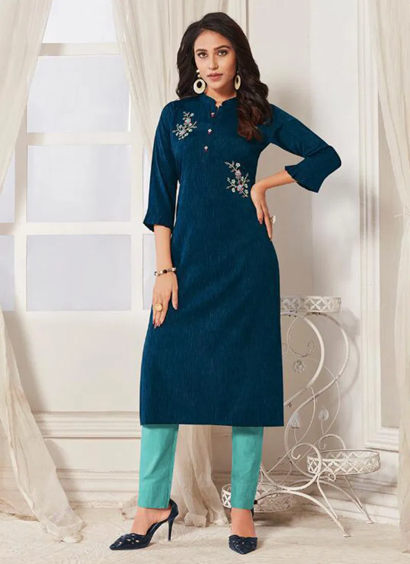 Femista Linen Latest Office Wear Kurti Collection 1001-1008